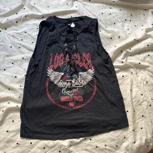 H&M Black Graphic Muscle Tee